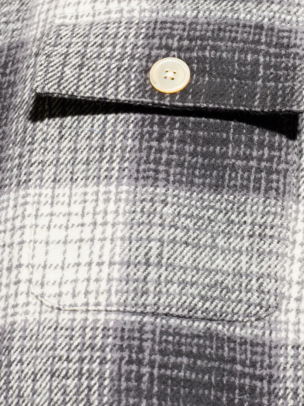 AllSaints Matheson geruit jack Zwart