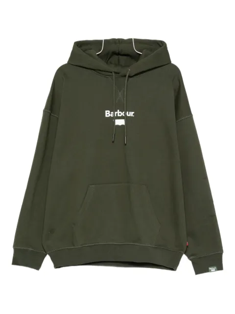 Barbour logo hoodie