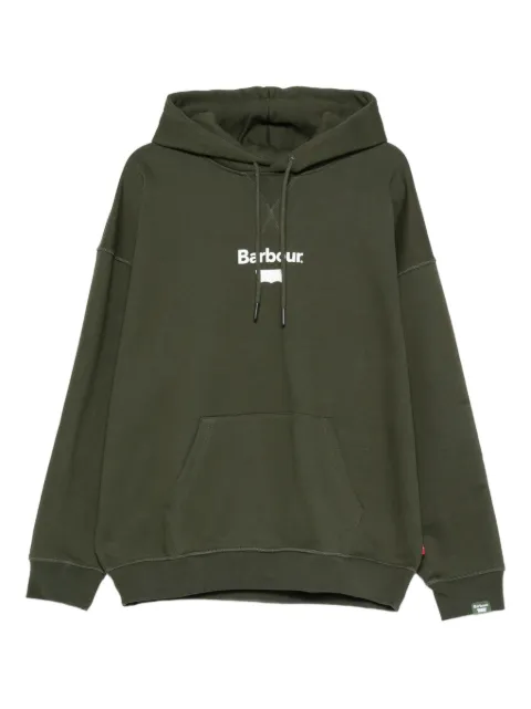 Barbour logo hoodie