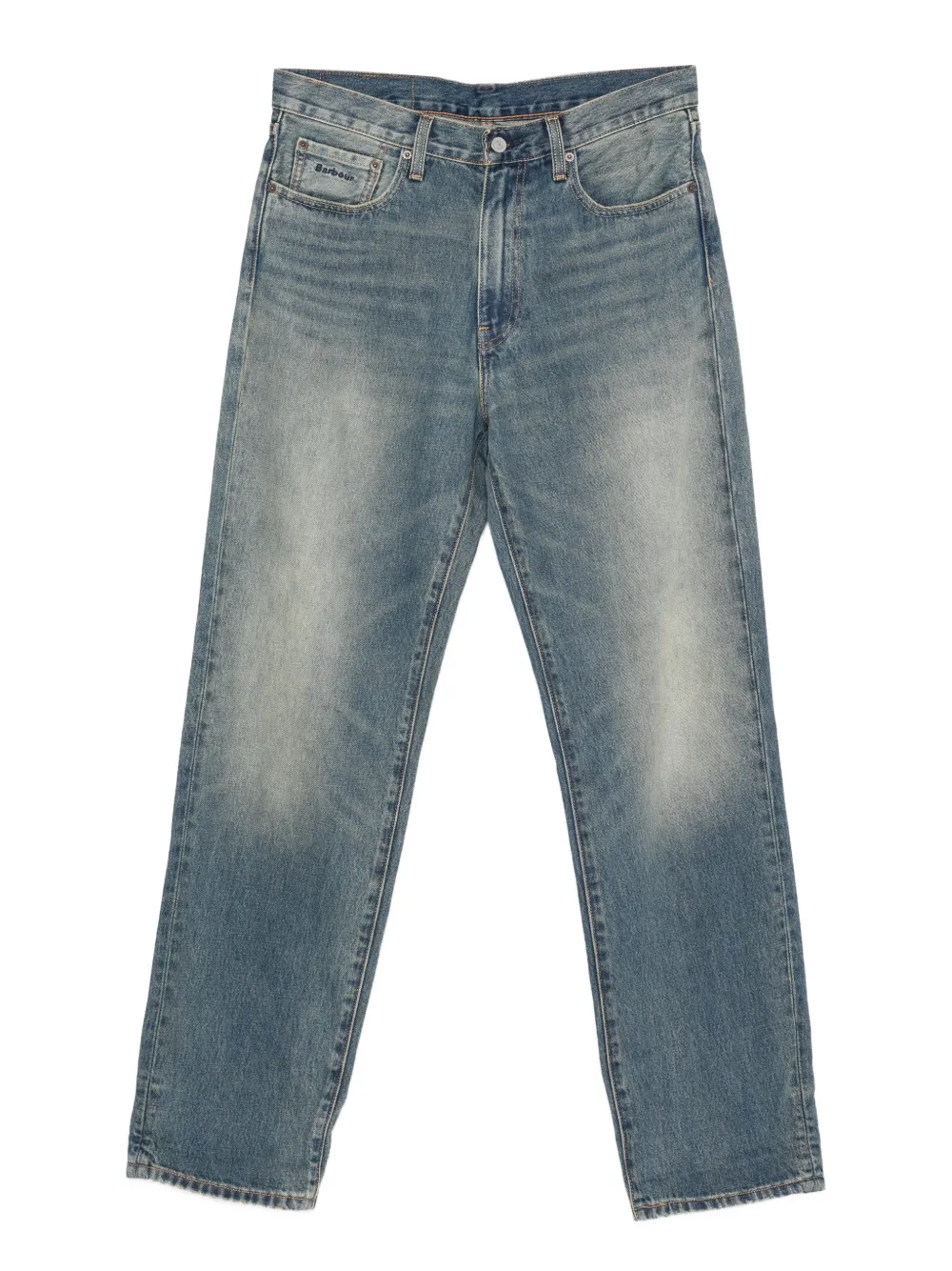 Barbour x Levi's logo-patch denim trousers | azul | Image 1