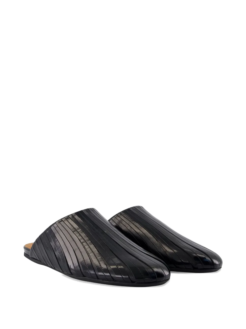 Marni leather mules - Zwart
