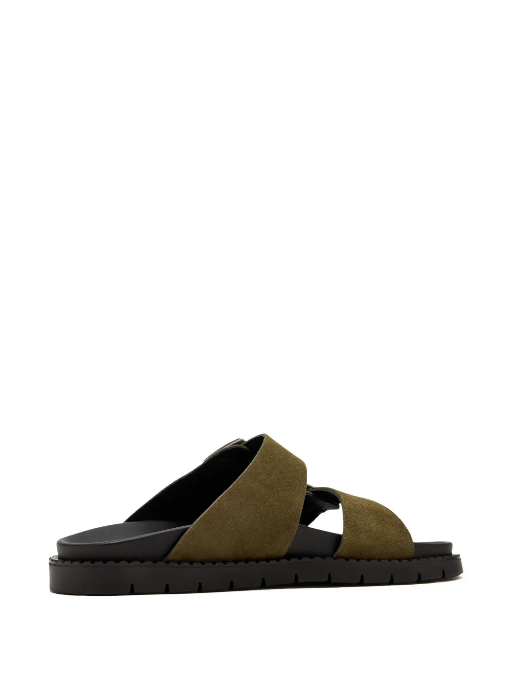 Forsa Curtis Buckle-strap Slides In Green