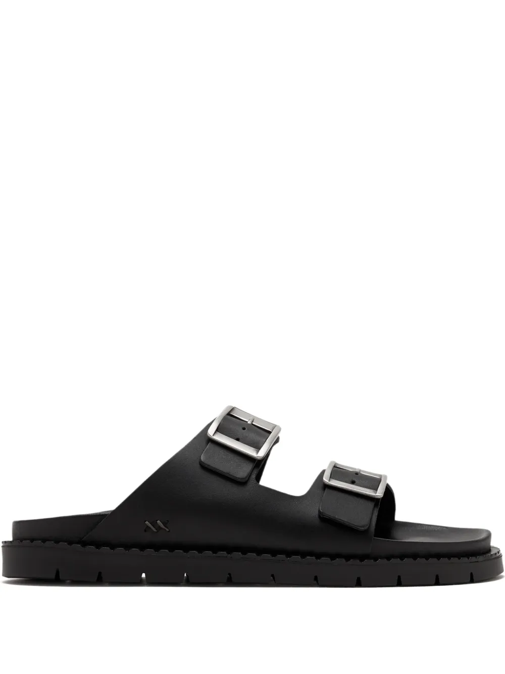 Forsa Curtis buckle-strap slides | Black | Image 1