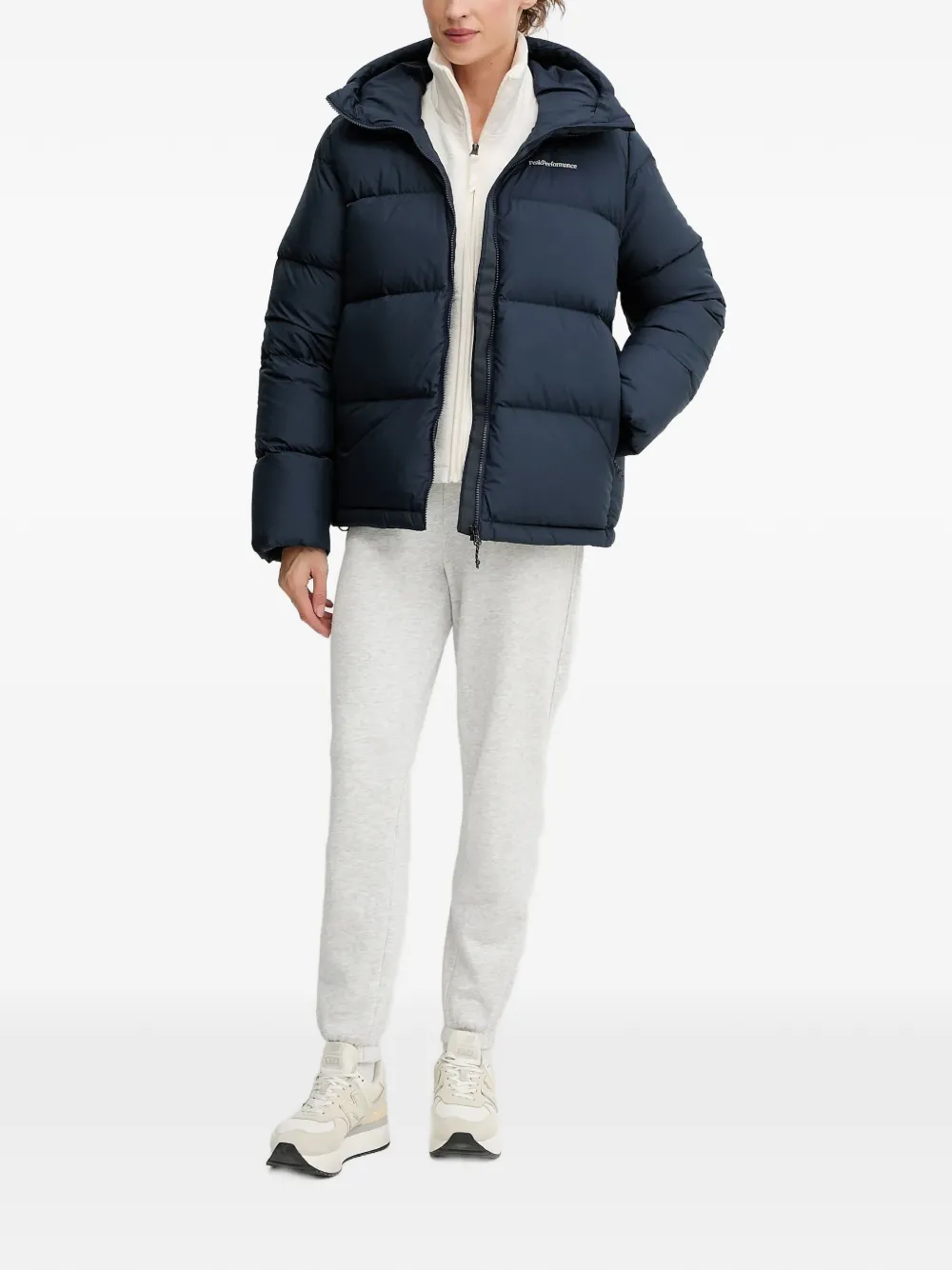  Peak Performance Rivel Hooded Puffer Jacket - Blue 