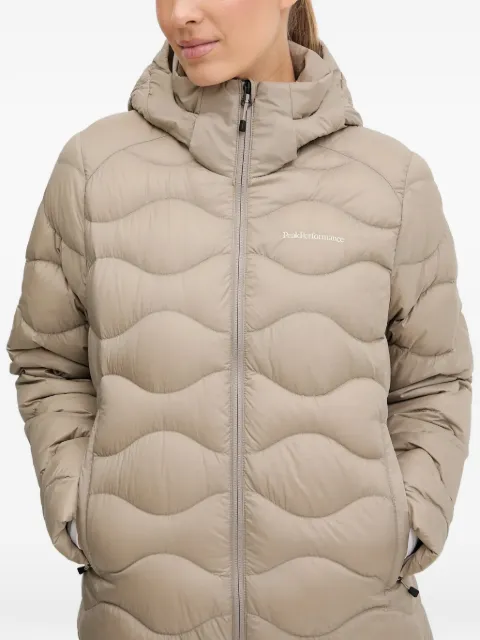 Peak Performance quilted hooded jacket