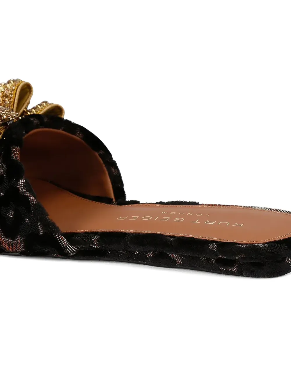 Kurt Geiger London Sandalen verfraaid met strik Bruin