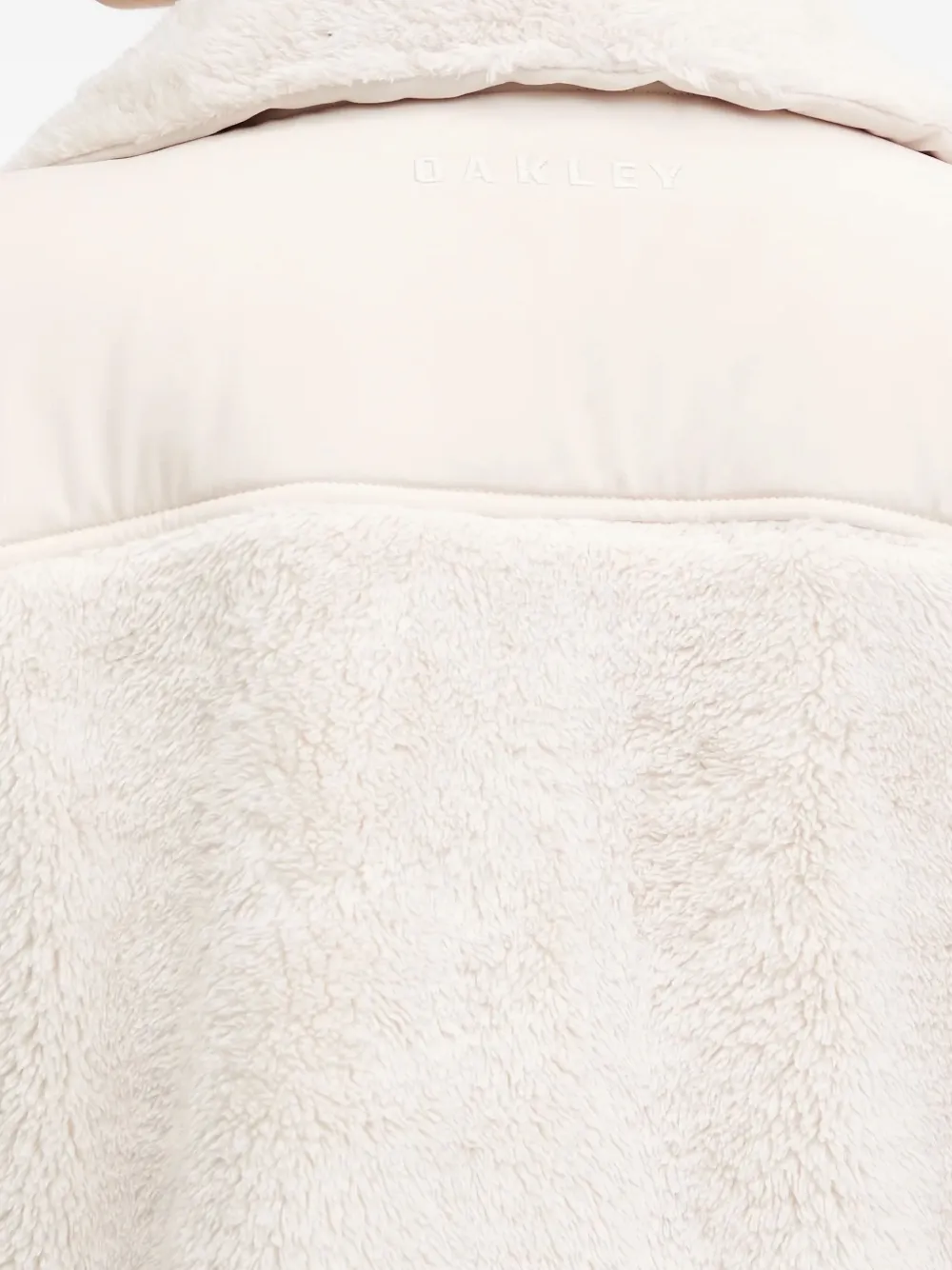 Oakley Zip-fastening Sherpa-fleece Jacket In Brown