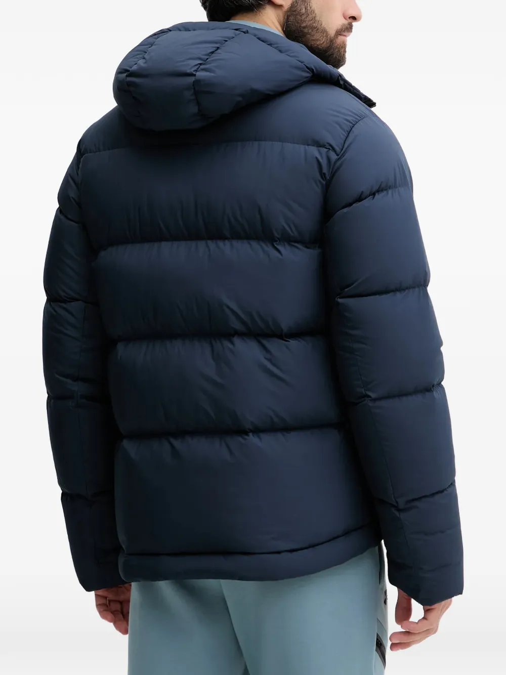  Peak Performance Hooded Quilted Jacket - Blue 