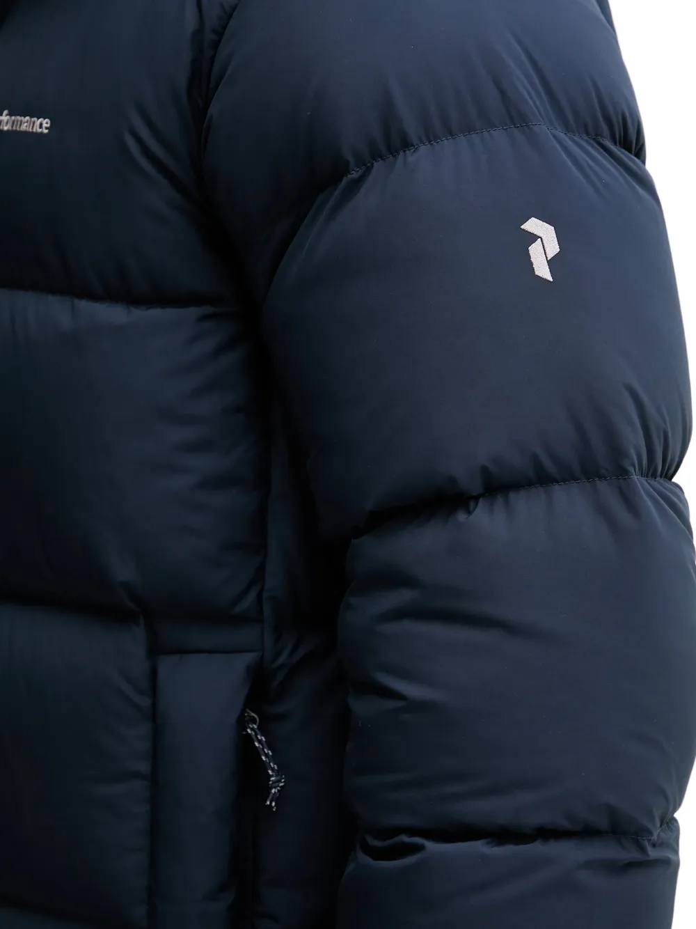 Peak Performance Gevoerd jack met capuchon Blauw