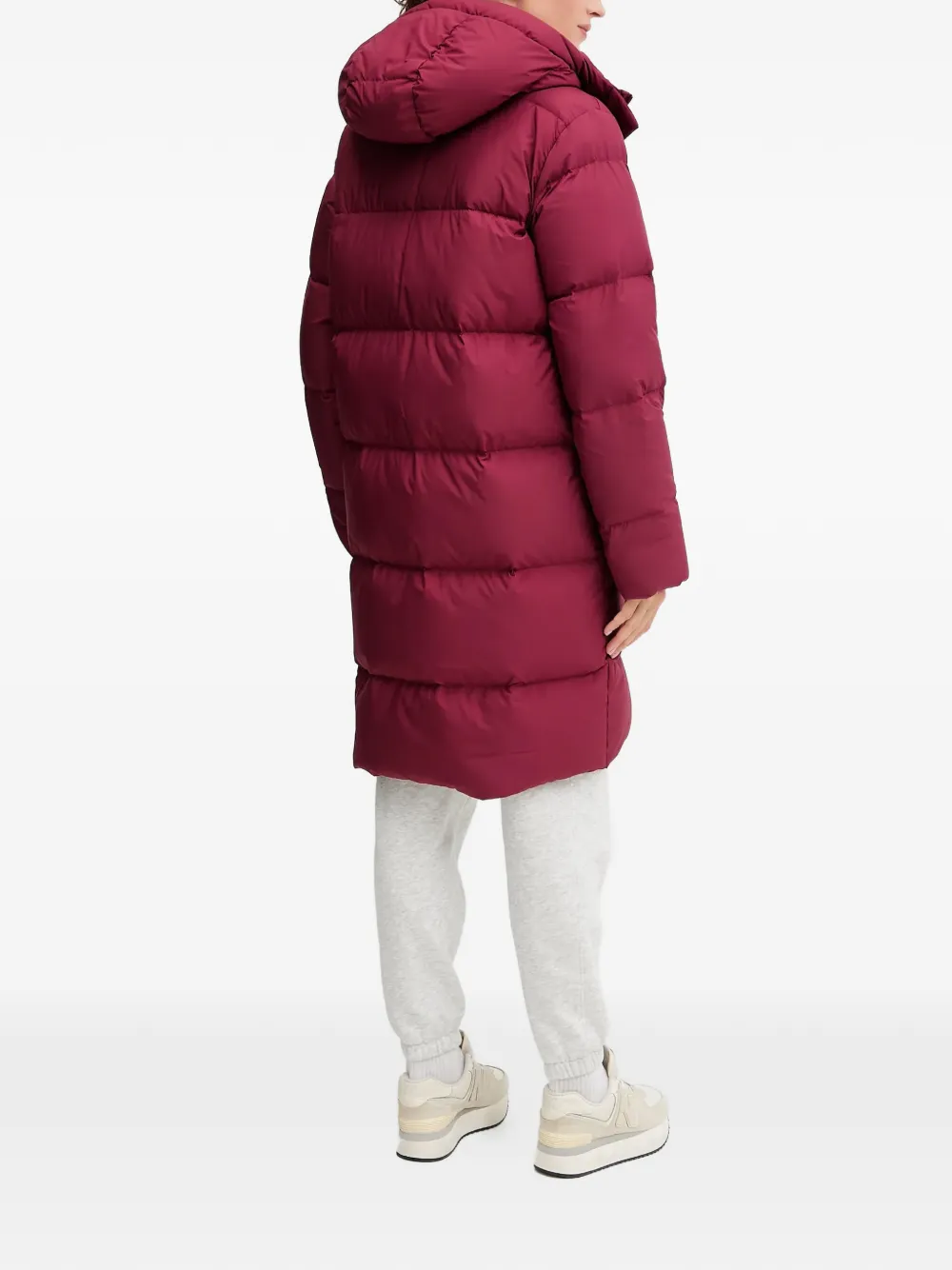  Peak Performance Hooded Padded Jacket - Red 