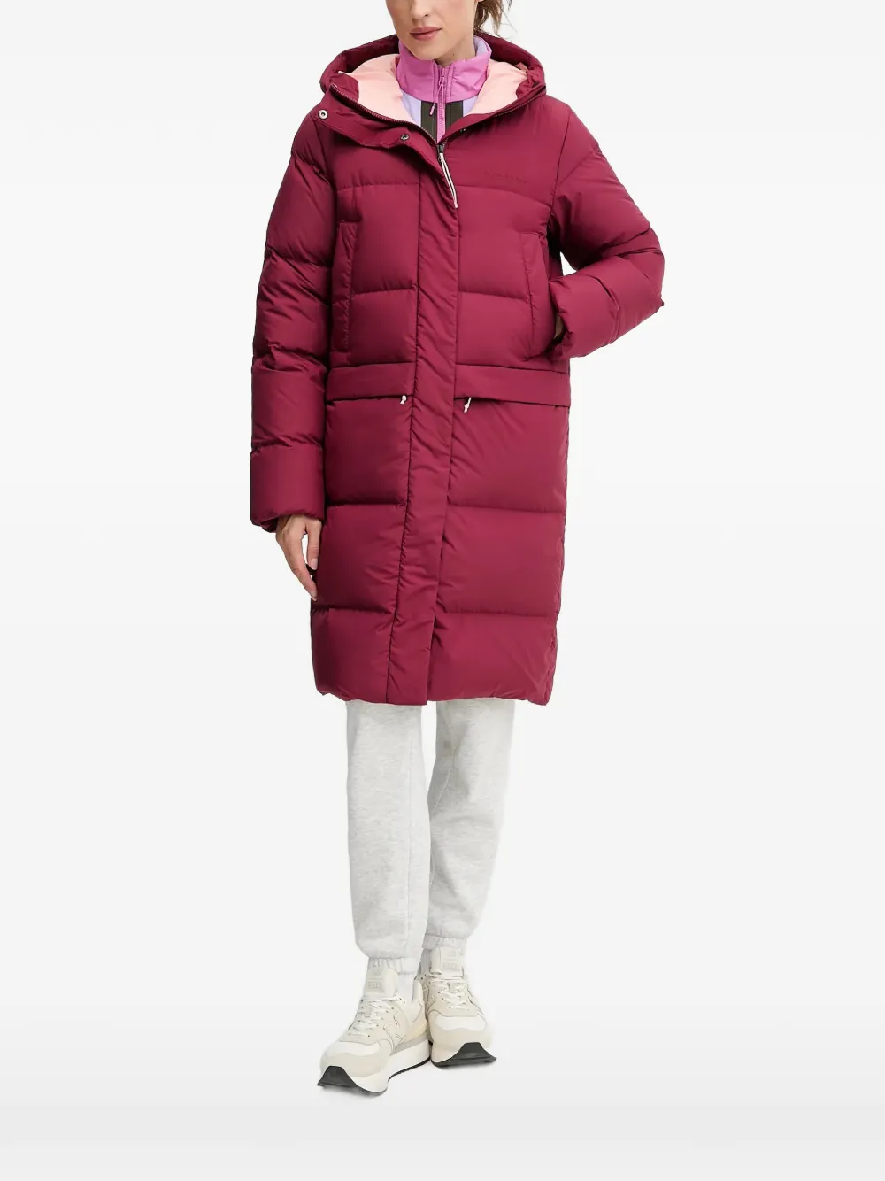 Peak Performance hooded padded jacket - Rot