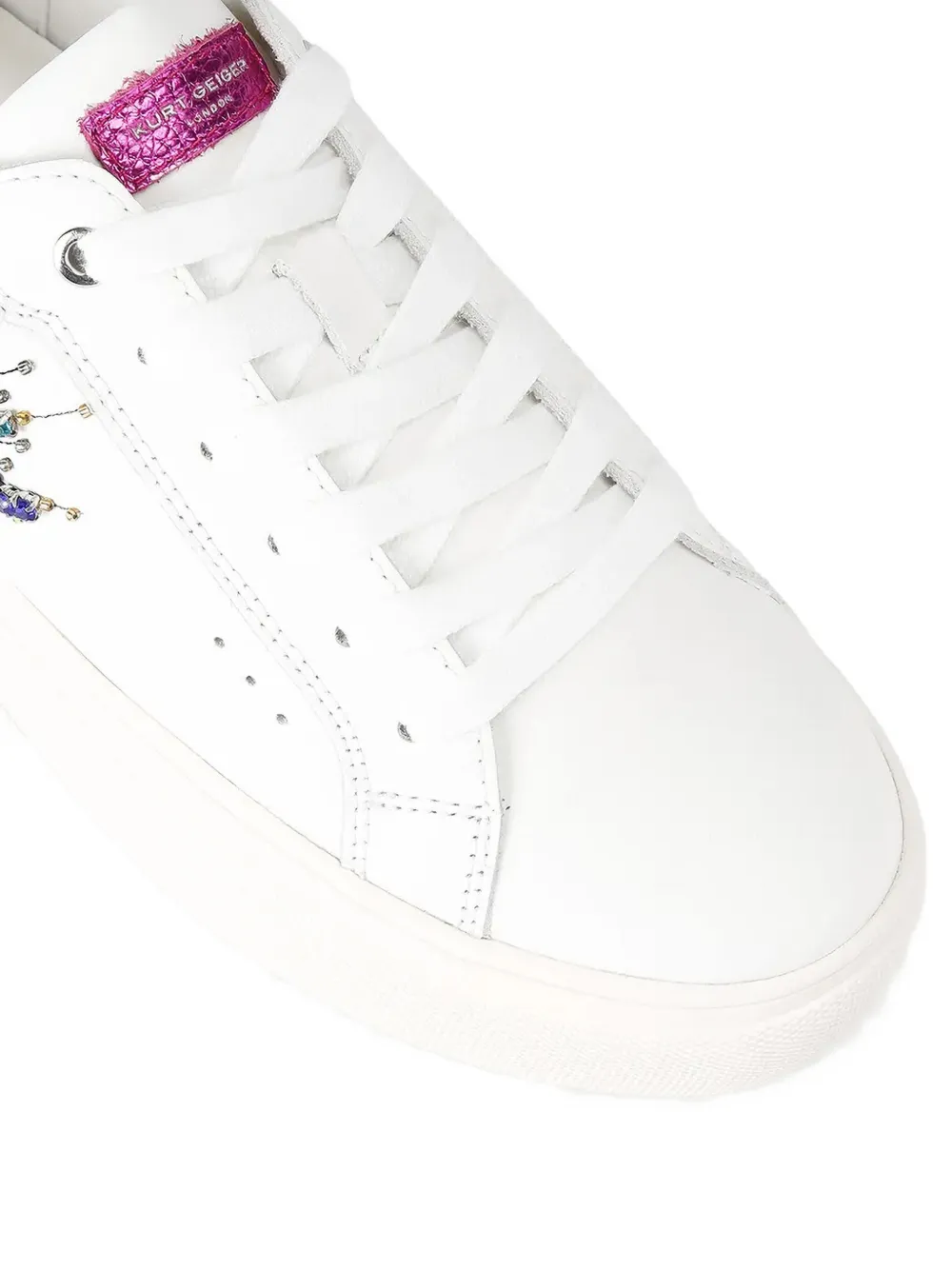 Kurt Geiger London Sneakers met kralen Wit