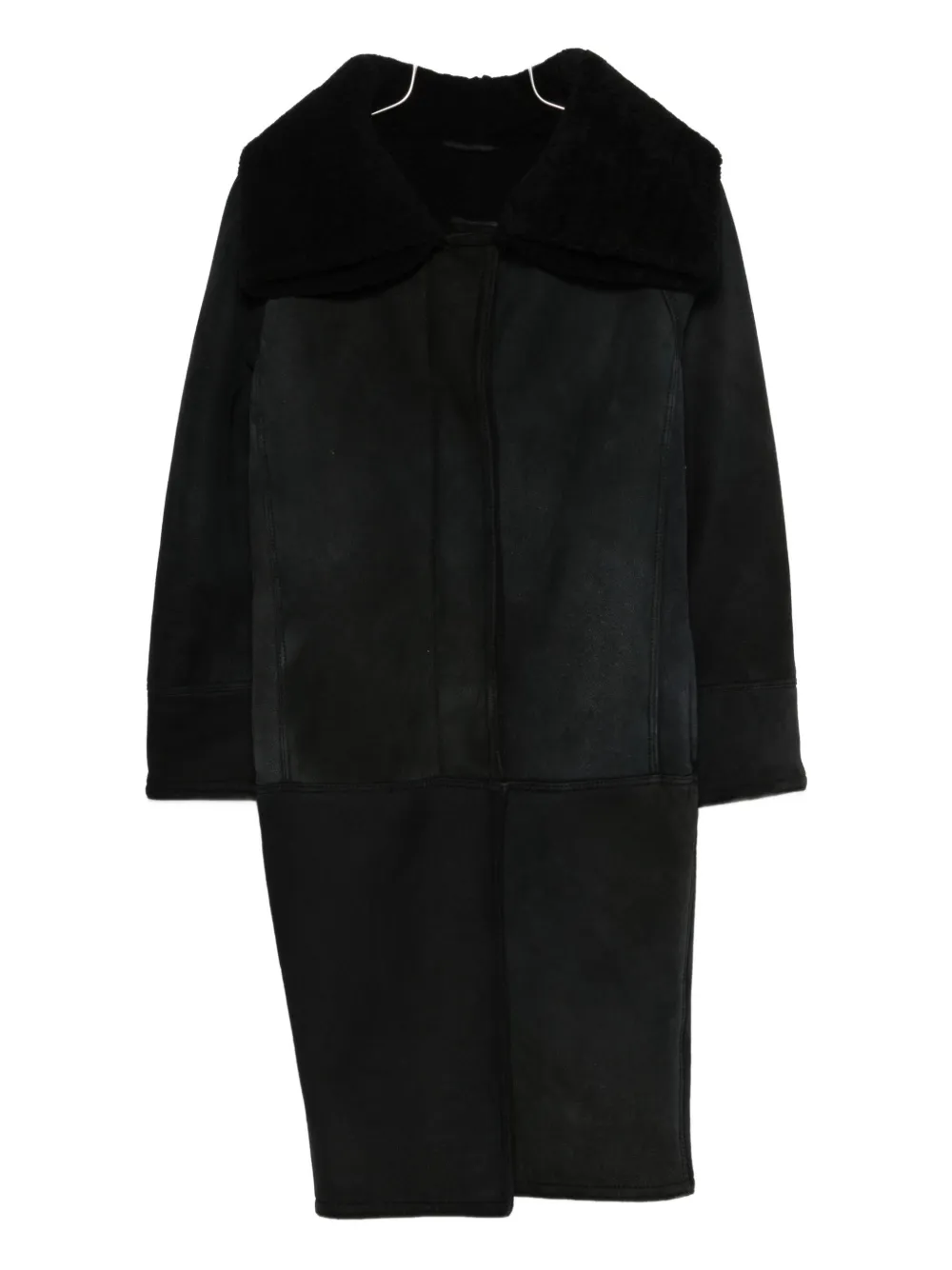 Romeo Gigli Pre-Owned Cappotto in shearling anni 1990 - Nero