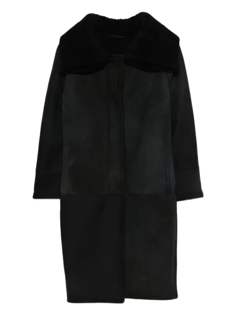 Romeo Gigli Pre-Owned 1990s shearling collar coat