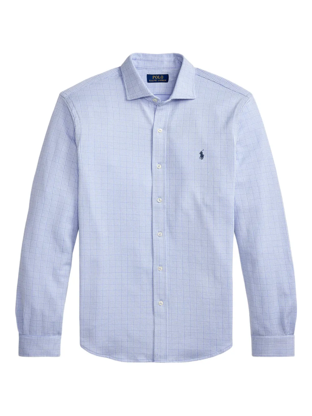 Polo Ralph Lauren Hemd mit Waffelstrick-Muster - Blau