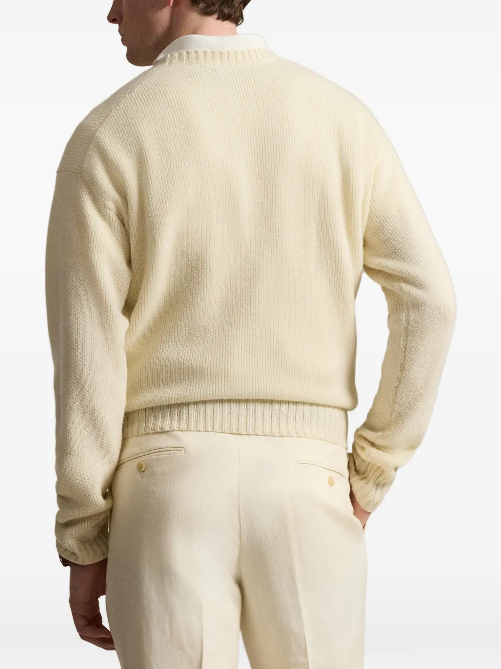 Polo Ralph Lauren Trui met ronde hals en print Beige