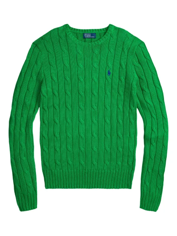Polo Ralph Lauren ケーブルニット セーター | グリーン | FARFETCH JP