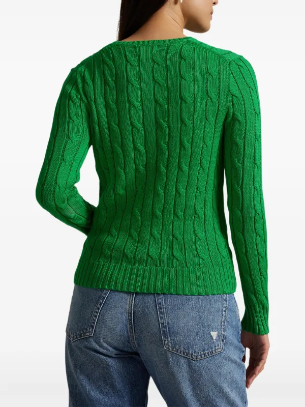 Polo Ralph Lauren ケーブルニット セーター | グリーン | FARFETCH JP