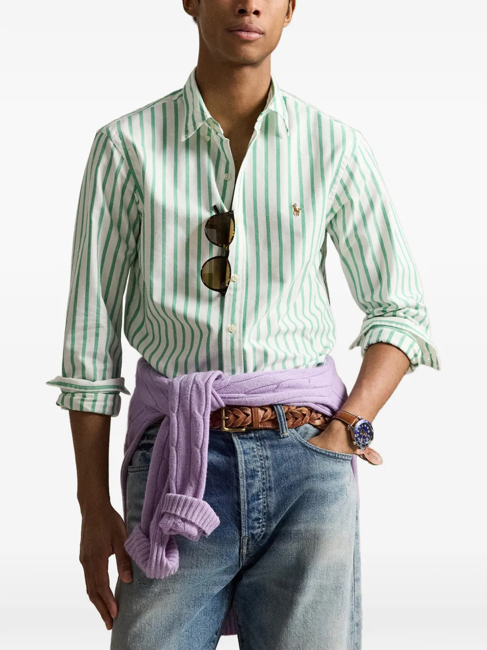 Polo Ralph Lauren Gestreept overhemd Wit