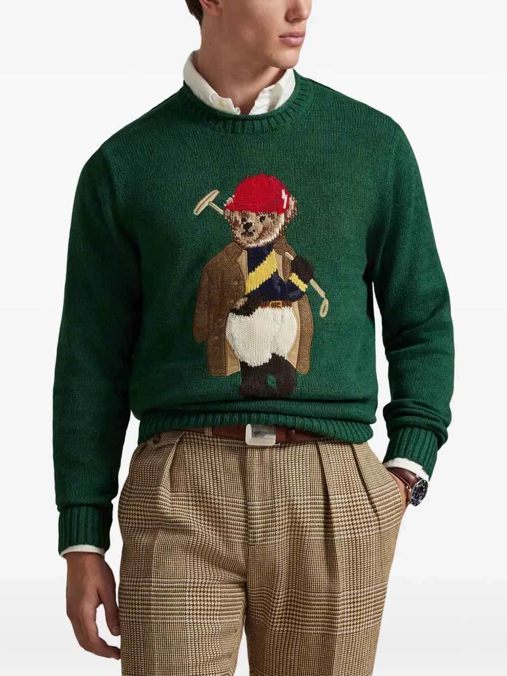 Polo Ralph Lauren Polo Bear trui met logodetaisl Groen