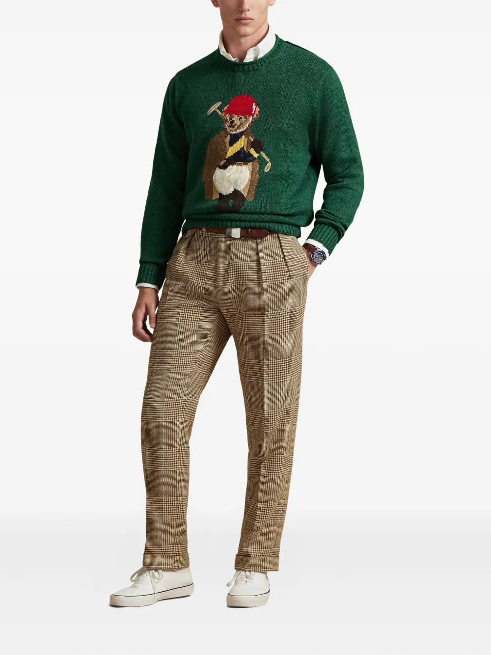 Polo Ralph Lauren Polo Bear trui met logodetaisl Groen