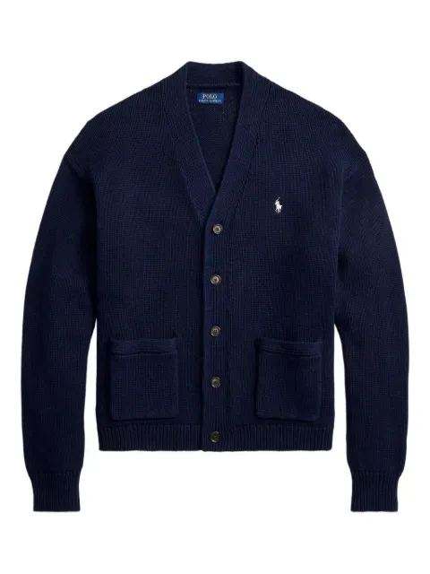 Polo Ralph Lauren logo-embroidered cotton cardigan
