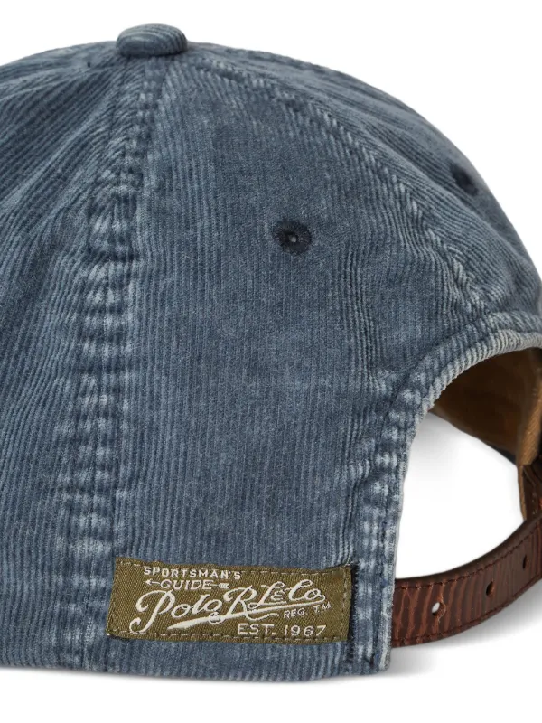 POLO RALPH LAUREN コーデュロイキャップ　帽子 Polo Ralph Lauren コーデュロイ キャップ | ニュートラル | FARFETCH JP