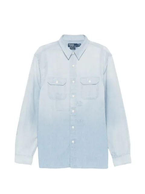Polo Ralph Lauren camisa de tejido cambray con botones
