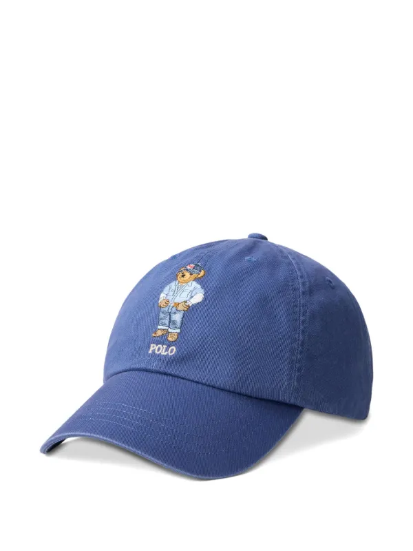 Polo Ralph Lauren ポロベア キャップ | ブルー | FARFETCH JP