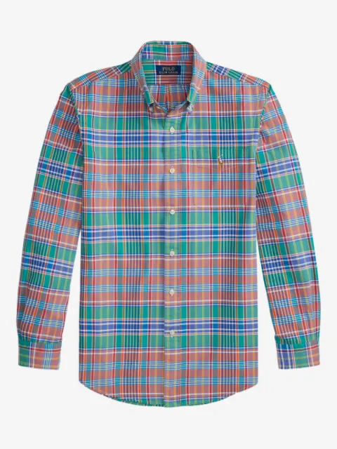 Polo Ralph Lauren chemise à carreaux avec logo brodé