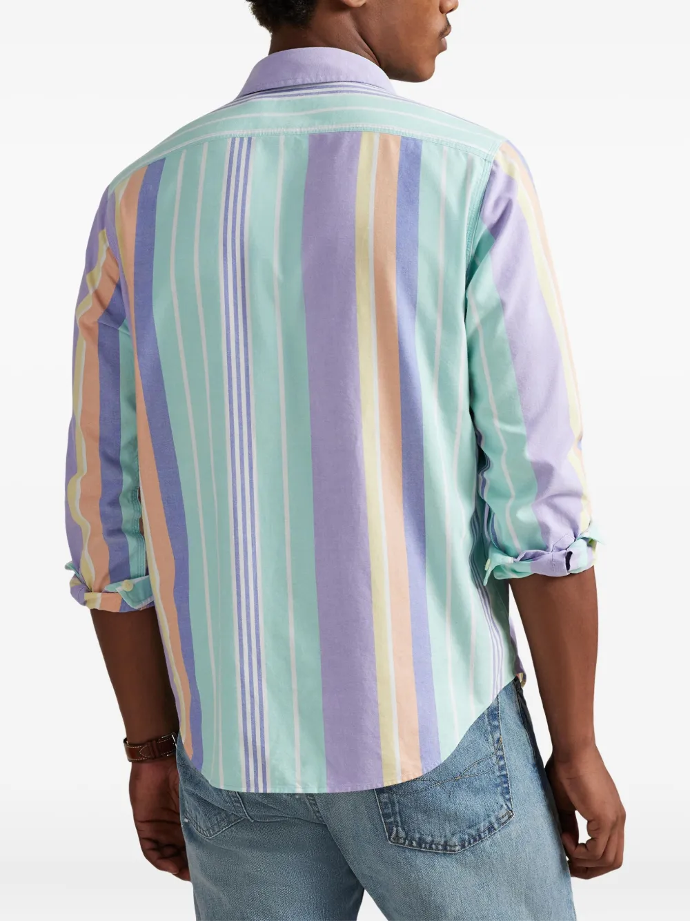Polo Ralph Lauren Overhemd met gestreept detail Groen