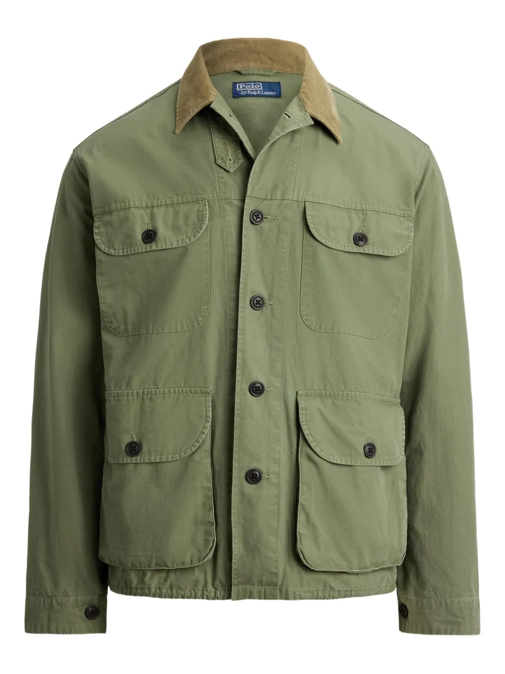 Polo Ralph Lauren Giacca-camicia con collo a coste - Verde