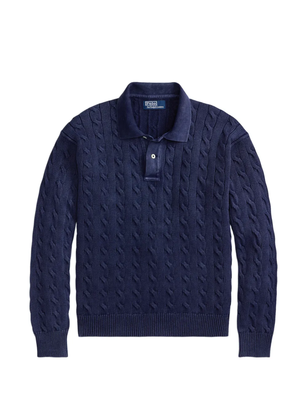 Polo Ralph Lauren Polo in maglia intrecciata - Blu