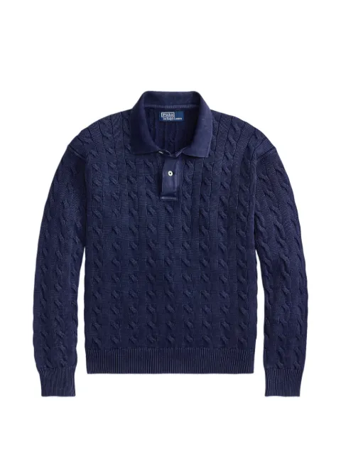 Polo Ralph Lauren cable-knit polo shirt