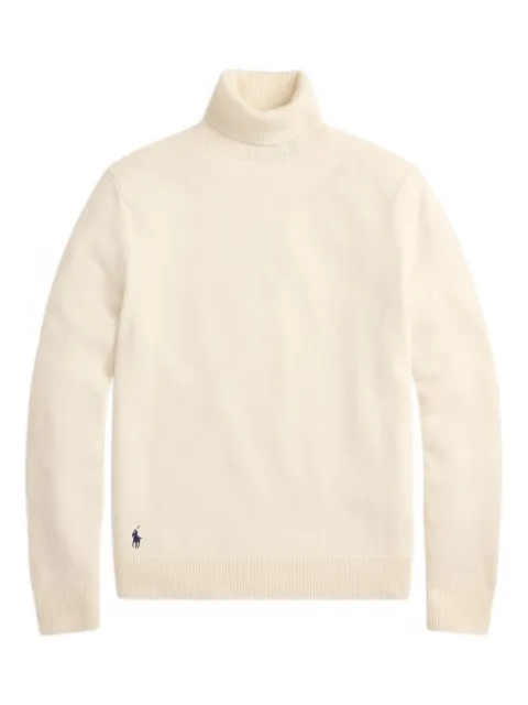 Polo Ralph Lauren embroidered roll-neck sweater