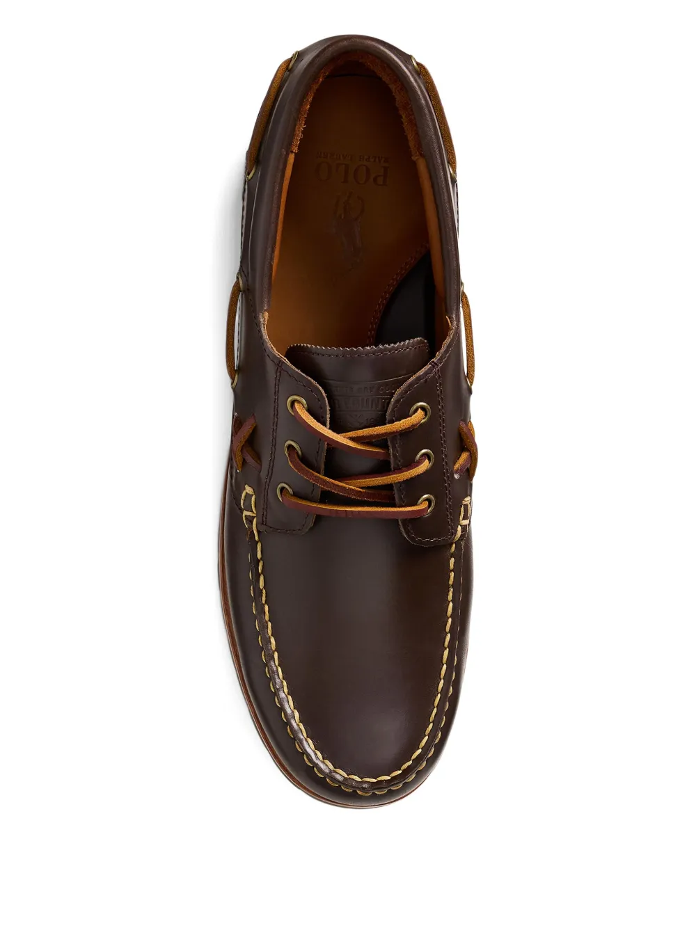 Polo Ralph Lauren Leren bootschoenen Bruin