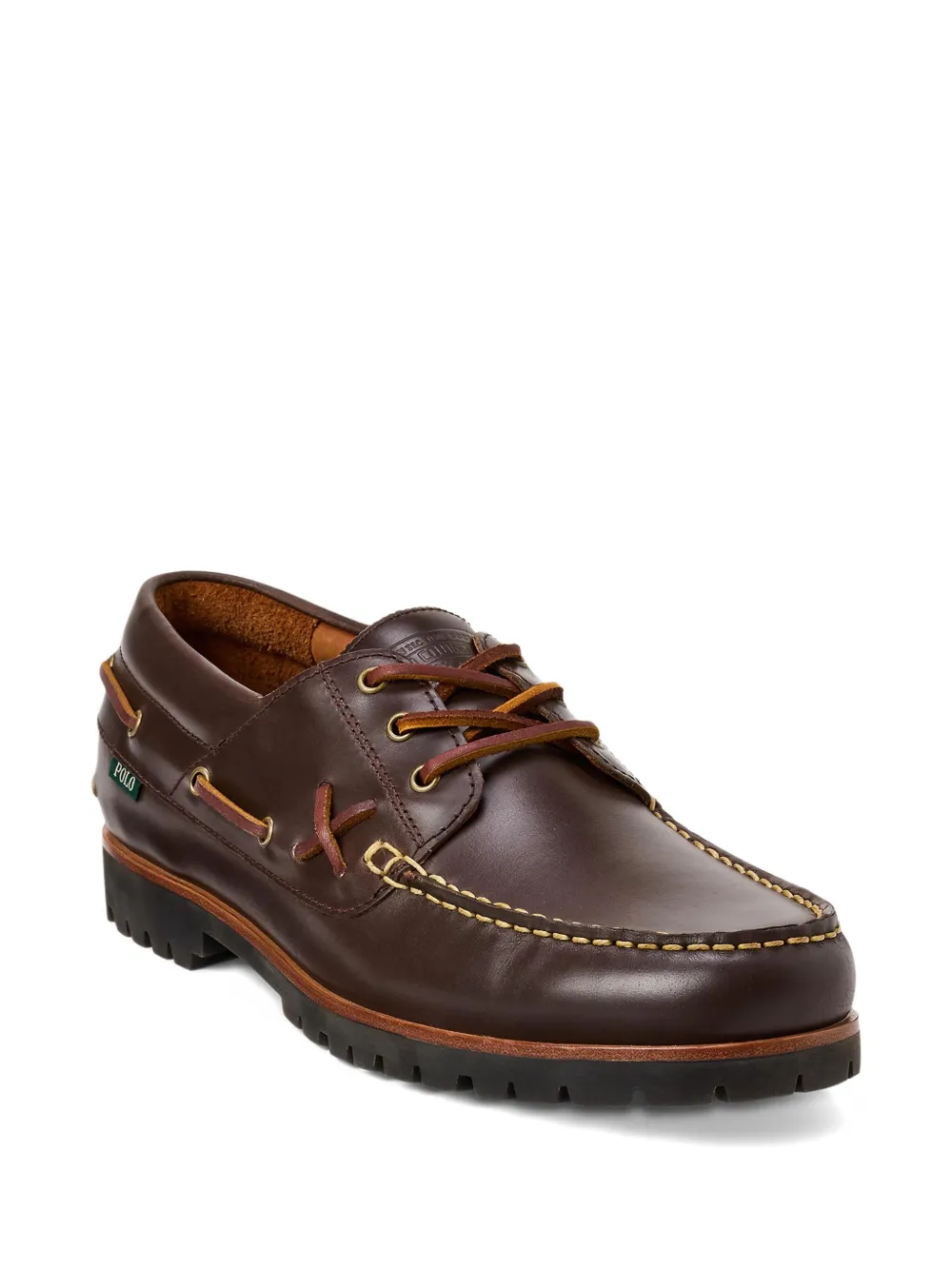 Polo Ralph Lauren Leren bootschoenen Bruin