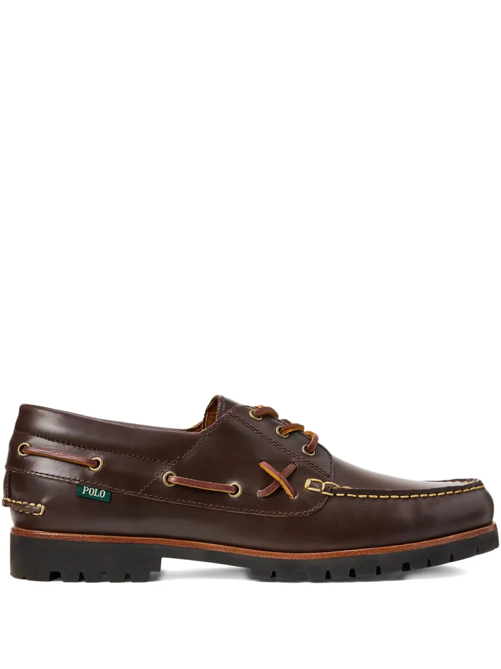 Polo Ralph Lauren Segelschuhe mit runder Kappe - Braun