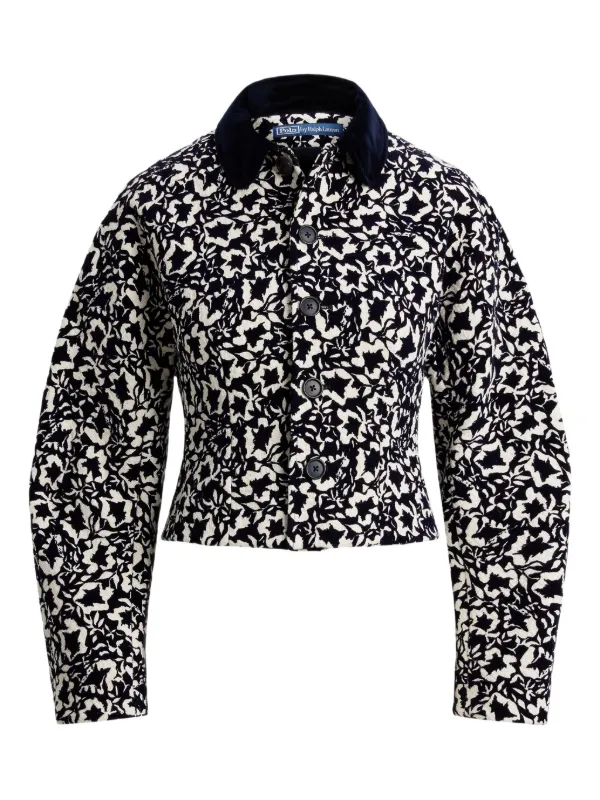 Polo Ralph Lauren Floral-print Jacket in Blue