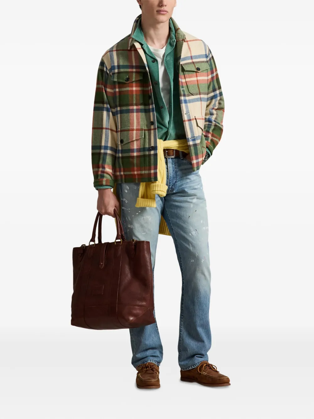 Polo Ralph Lauren plaid-pattern buttoned overshirt | Shirt Jackets | Image 2