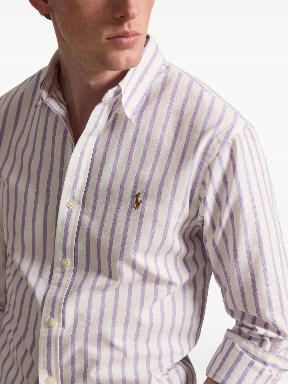 Polo Ralph Lauren Gestreept overhemd Wit