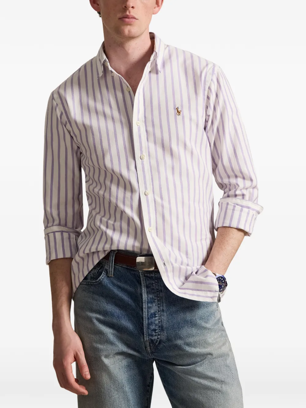 Polo Ralph Lauren Gestreept overhemd Wit