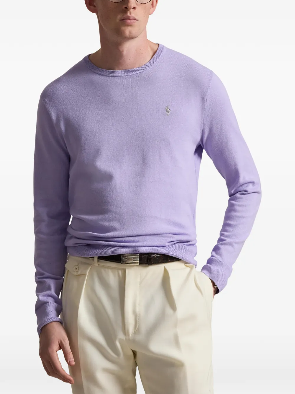Polo Ralph Lauren slim fit trui Paars