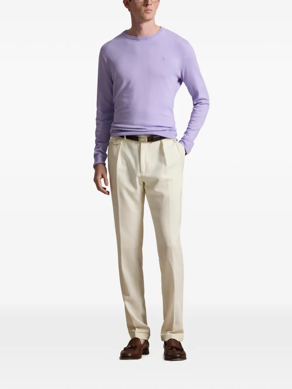 Polo Ralph Lauren slim fit trui Paars