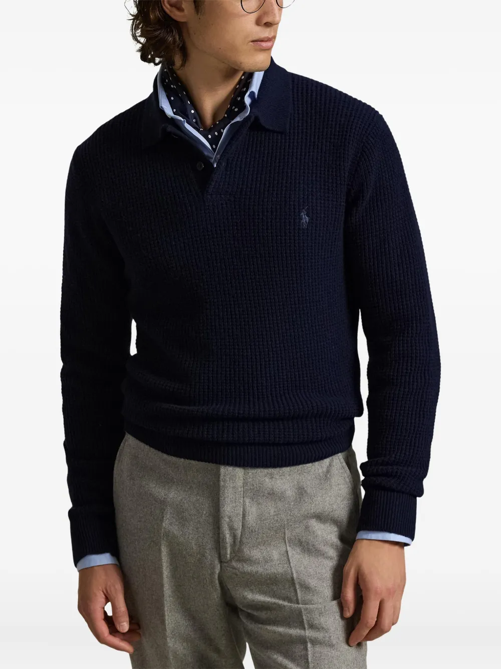 Polo Ralph Lauren Poloshirt met geborduurd logo Blauw