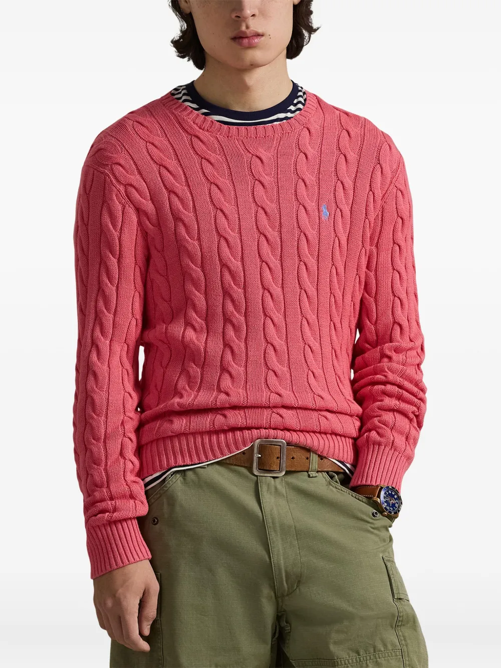 Polo Ralph Lauren Kabelgebreide trui Roze