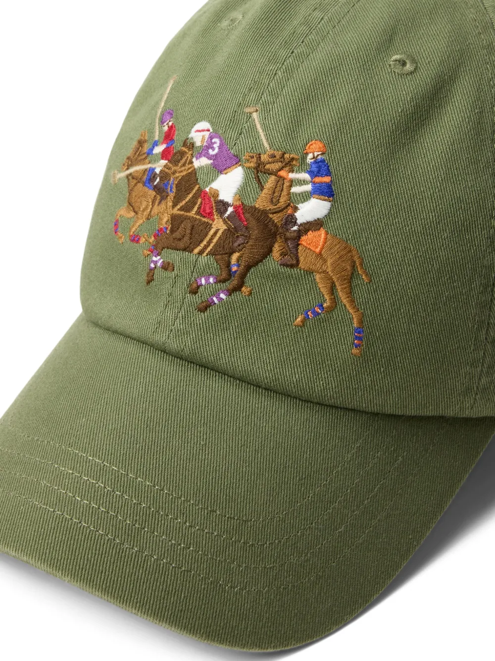 Polo Ralph Lauren Pet met borduurwerk Groen
