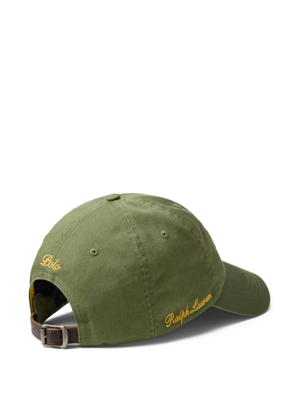 Polo Ralph Lauren Pet met borduurwerk Groen
