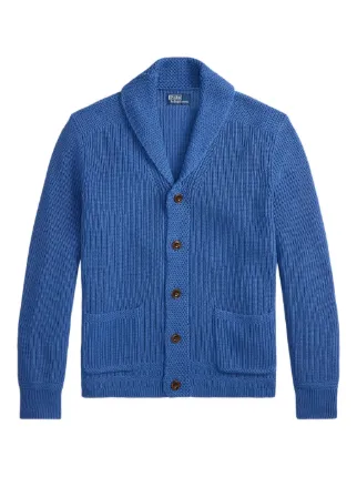 Polo Ralph Lauren ショールカラーカーディガン | ブルー | FARFETCH JP