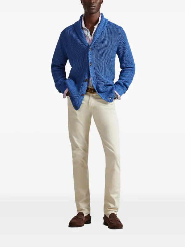 Polo Ralph Lauren ショールカラーカーディガン | ブルー | FARFETCH JP